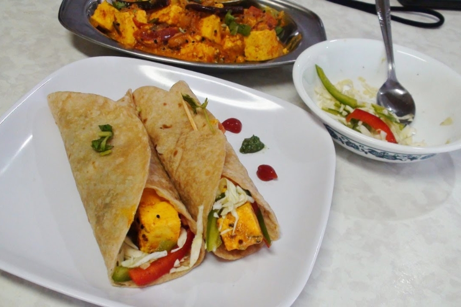 Paneer Tikka Roll